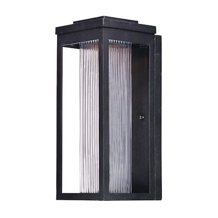 Maxim Lighting Salon LED 1-Light 6" Wide Black Outdoor Wall Sconce 55904CRBK